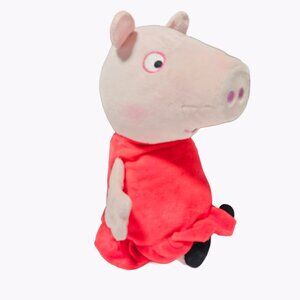 Jazwares Peppa Pig 12 Inch Plush 2003 Stuffed Animal Toy Snorts And Talks
